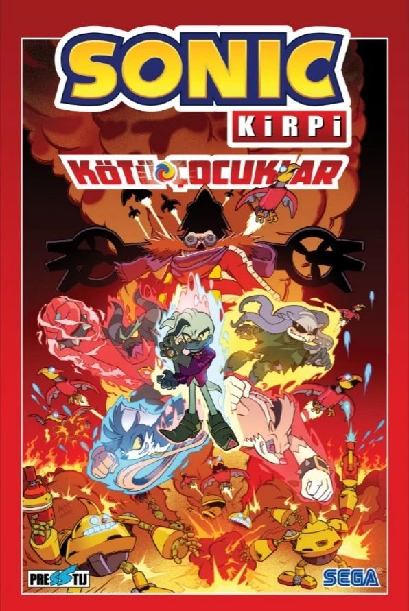Kirpi Sonic : Kötü Çocuklar (Varyant Kapak)