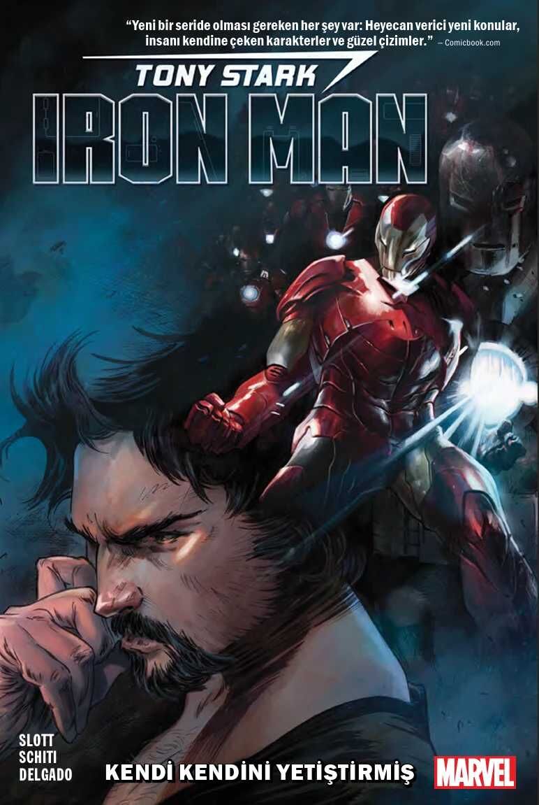 Tony Stark Iron Man Cilt 1 - Kendi Kendini Yetiştirmiş