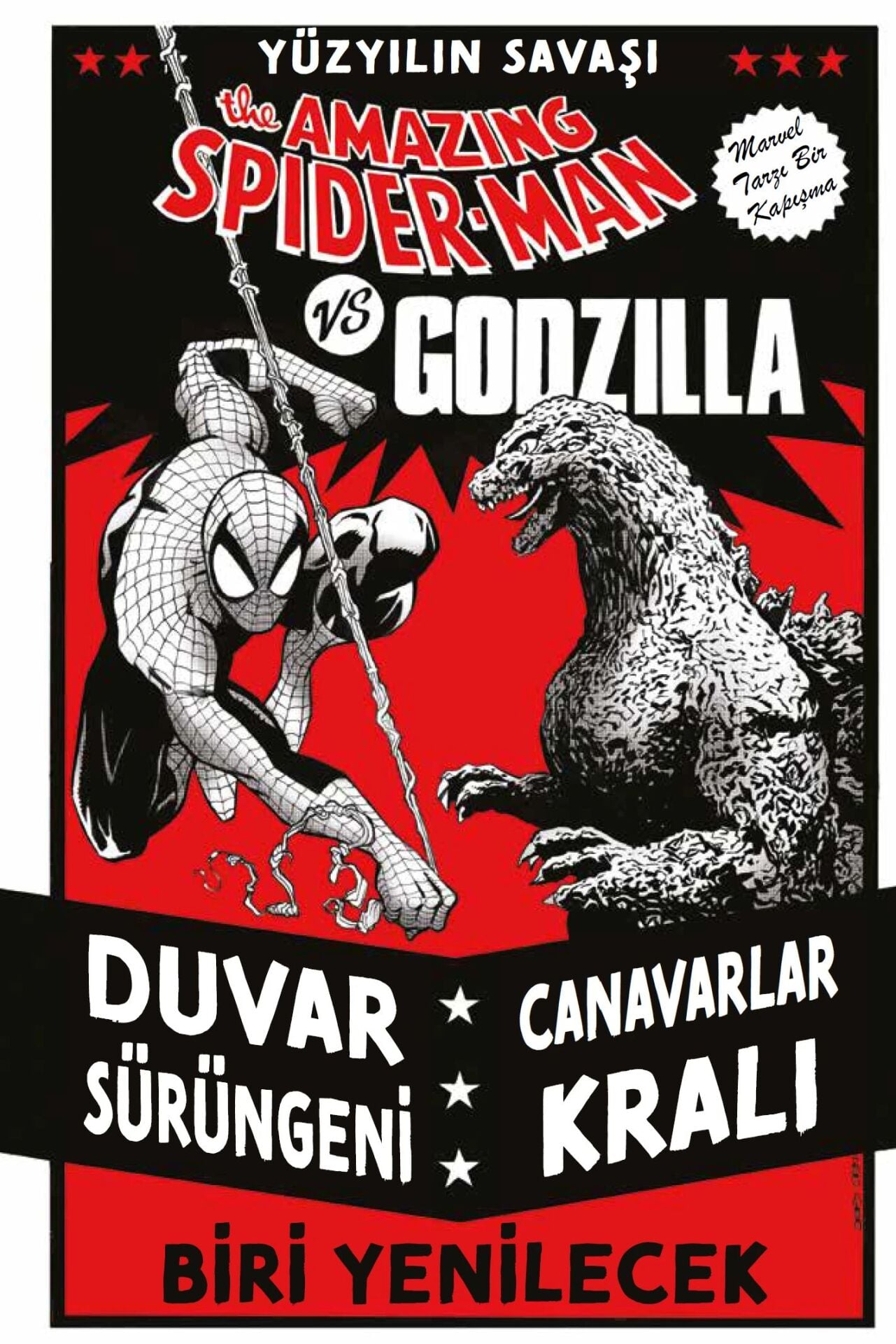 Godzilla vs Spider-Man (Kapak A)
