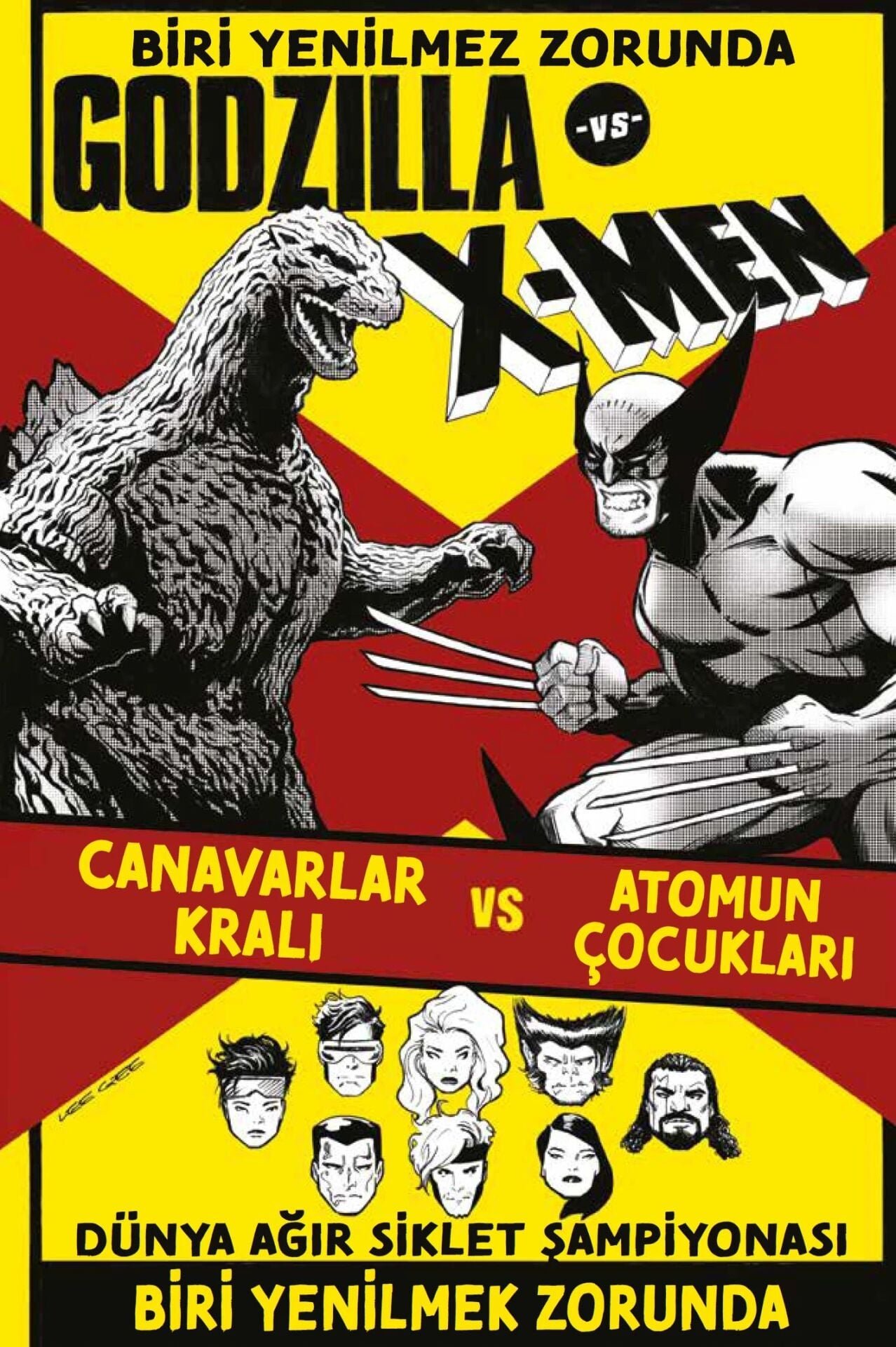 Godzilla vs X-Men (Kapak A)
