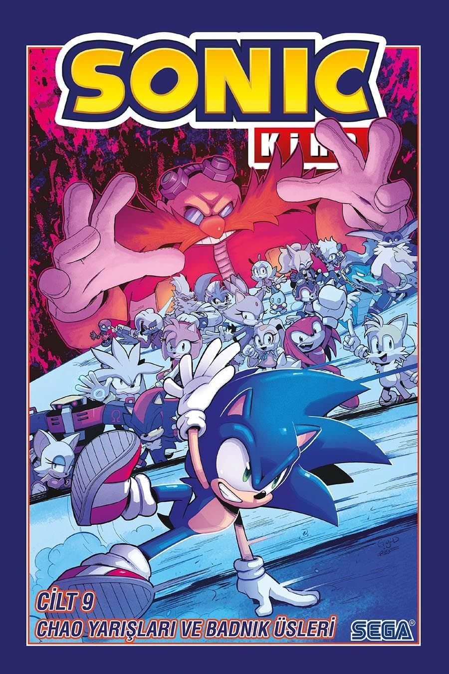 Kirpi Sonic Cilt 9 - Chao Yarışları ve Badnik Üsleri (2. Baskı)