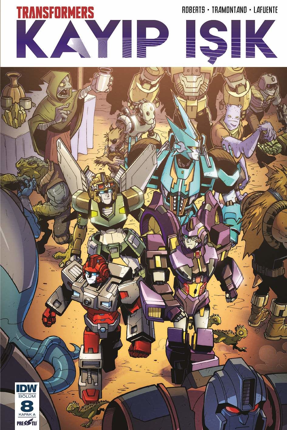 Transformers Kayıp Işık Sayı 8 - Kapak A