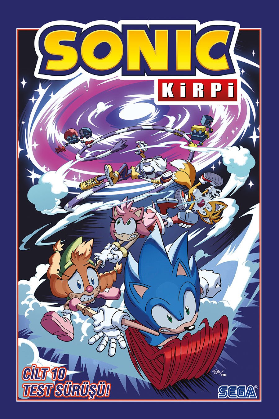Kirpi Sonic Cilt 10 - Test Sürüşü! (2.Baskı)