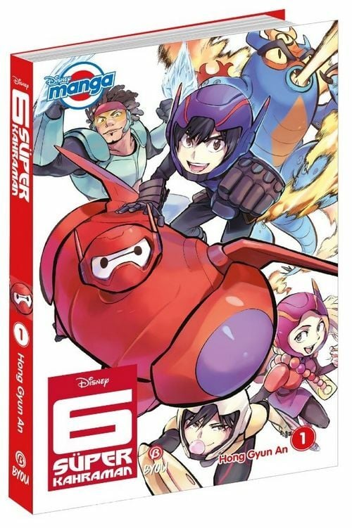 Disney Manga - 6 Süper Kahraman Cilt 1