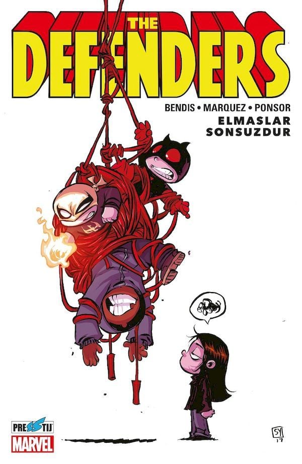 Defenders Cilt 1 - Elmaslar Sonsuzdur - Young Boy Kapak