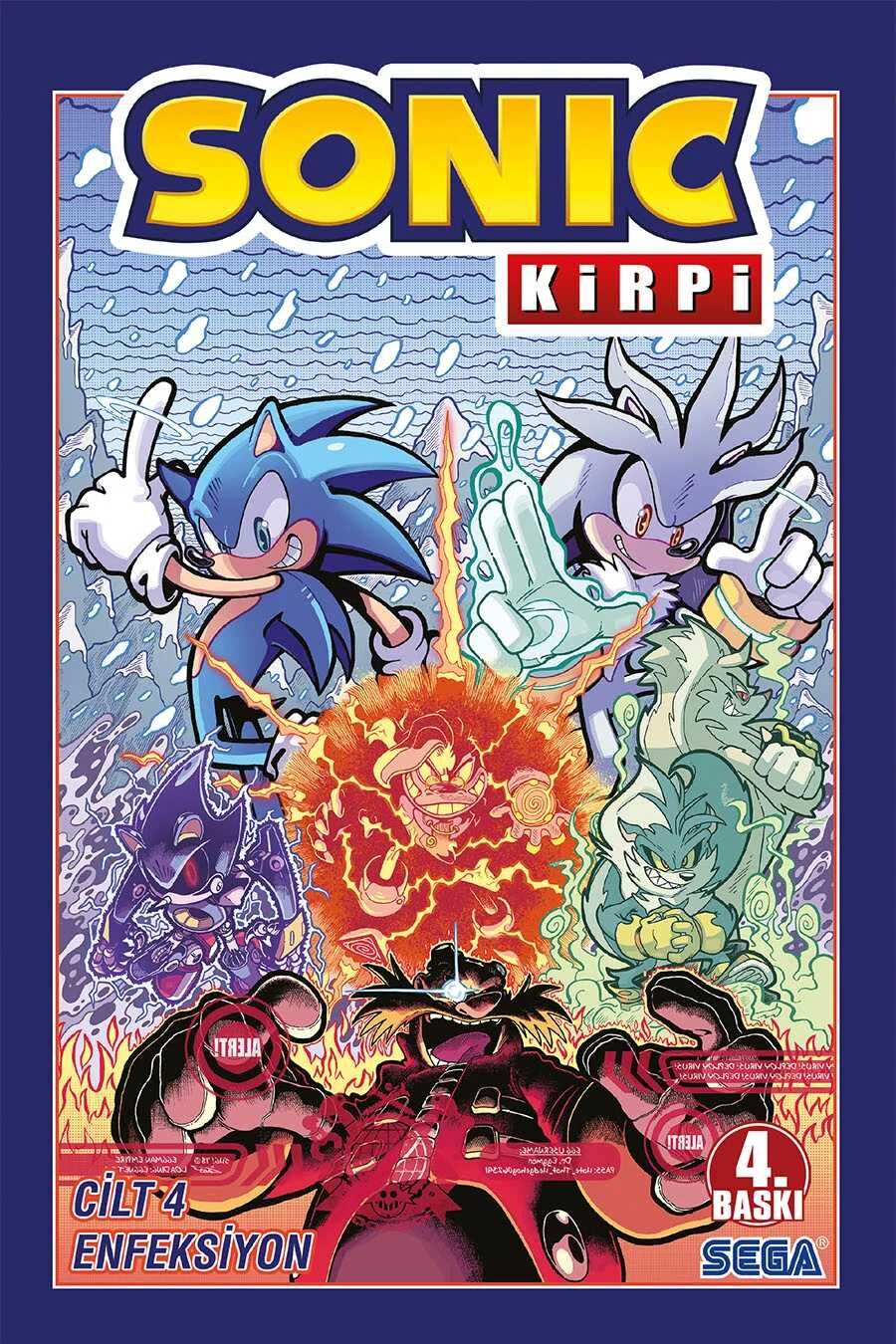 Kirpi Sonic Cilt 4 - Enfeksiyon (4.Baskı)