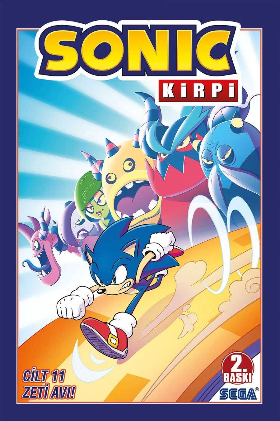 Kirpi Sonic Cilt 11 - Zeti Avı (2. Baskı)