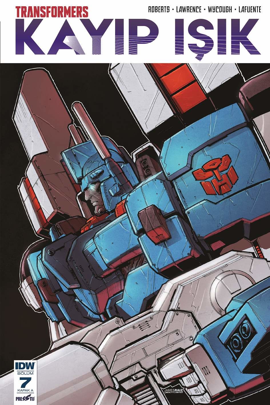 Transformers Kayıp Işık Sayı 7 - Kapak A