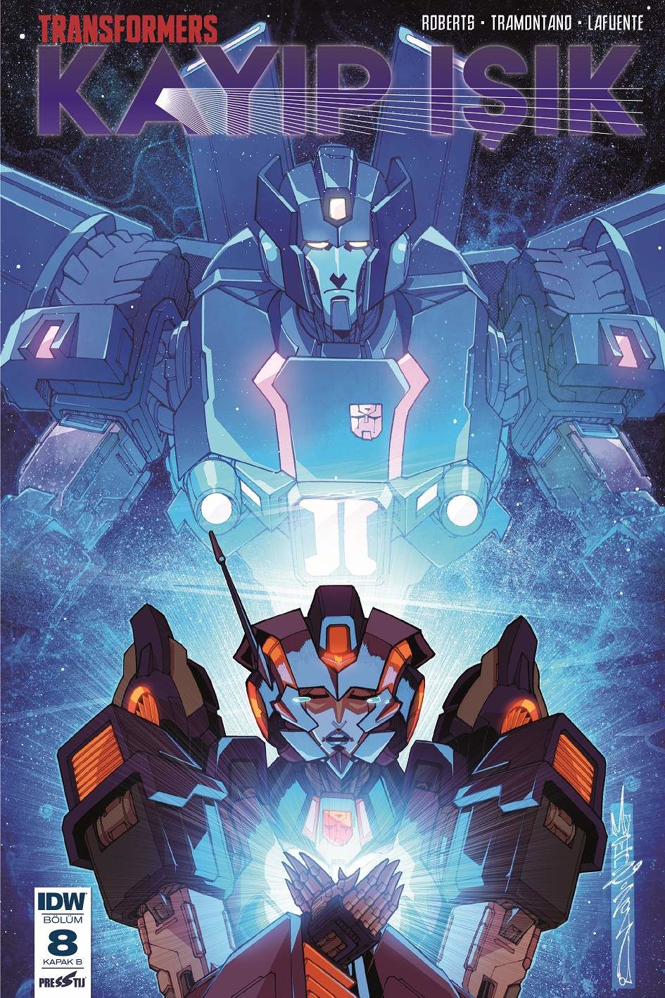 Transformers Kayıp Işık Sayı 8 - Kapak B