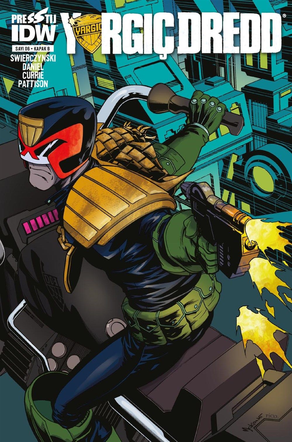 Yargıç Dredd Sayı 6 - Kapak B