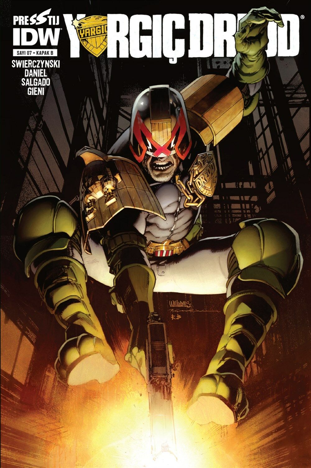 Yargıç Dredd Sayı 7 - Kapak B