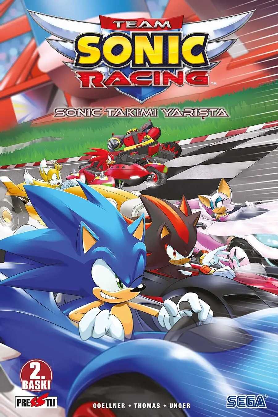 Kirpi Sonic - Sonic Takımı Yarışta (2. Baskı)